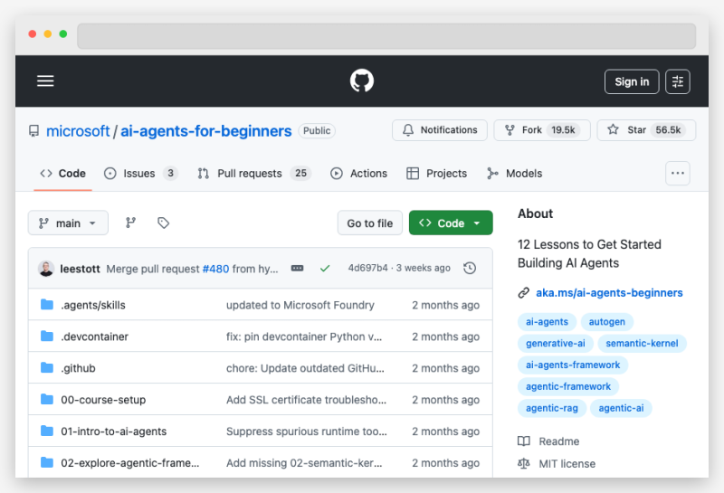 微软官方出品！ai-agents-for-beginners带你12课入门AI Agent开发-壹联网络